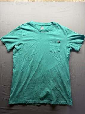 Val Surf '62 Pigment Dyed Teal Short Sleeve Pocket T-Shirt